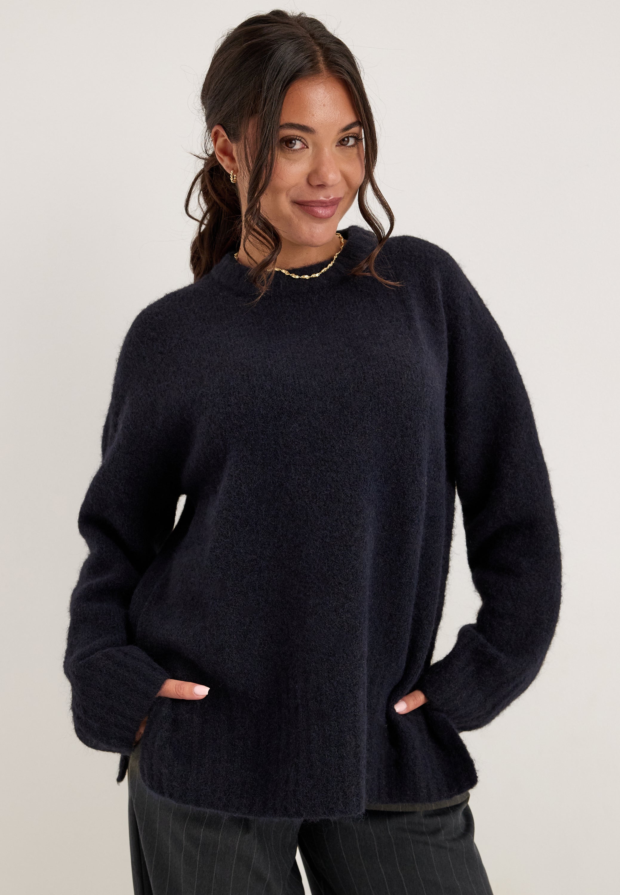 PIECES Pctina Ls O-neck Knit
