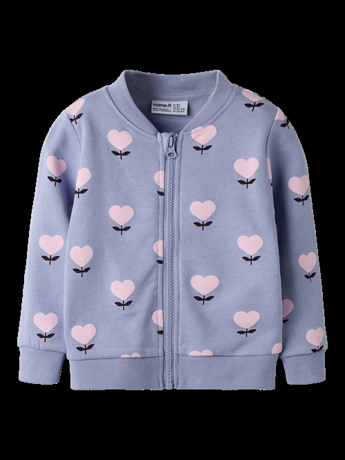 NAME IT Sweat Cardigan Lavender Icing