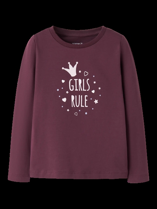 NAME IT Bluse Olinias Mauve Wine