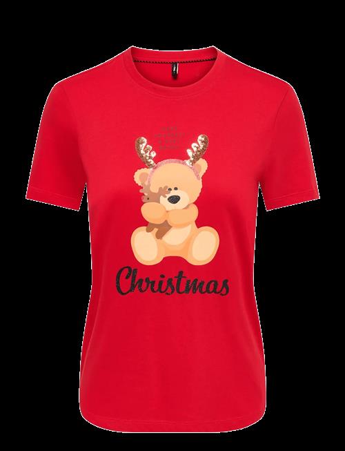 ONLY | Onlxmas Yrsa Christmas Reg S/S Top Jrs | S