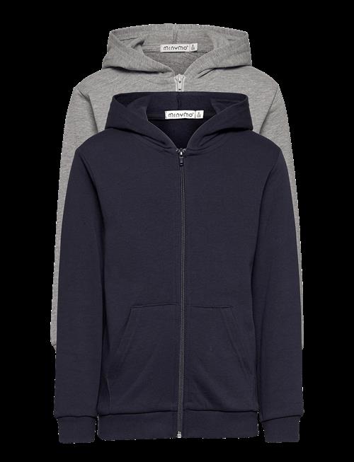 Minymo | Sweat Jacket W. Hood (2-Pack) | 116