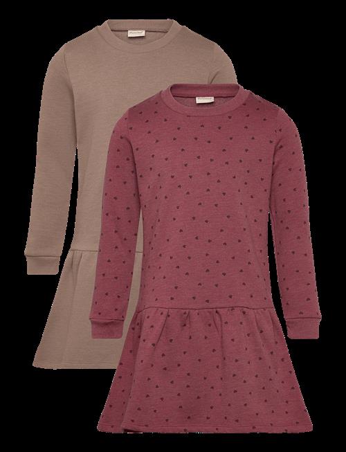 Minymo | Sweat Dress Ls (2-Pack) | 140