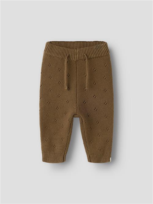 Lil’ Atelier Nbnlaguna Knit Pant Lil Teak Teak 68 cm  Brun  68 cm  Drenge, Piger