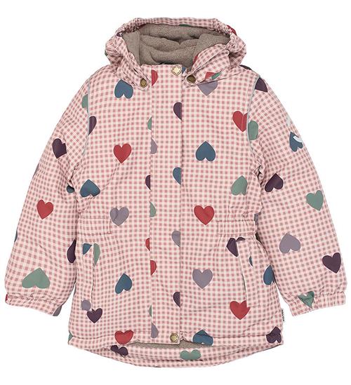 Mikk-Line Vinterjakke - Recycled - Heart AOP