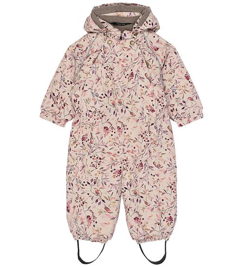 Mikk-Line Flyverdragt - Polyester - Baby - Berries & Birds AOP
