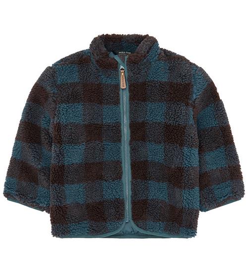 Mikk-Line Fleecejakke - Teddy - Dark Slate