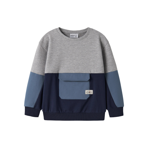 NAME IT Sweatshirt Omer Grey Melange