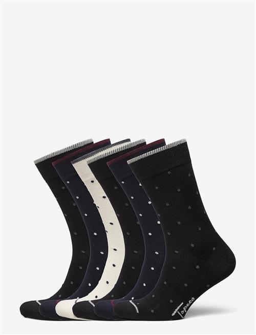 TOPECO | Socks 6-P, Bamboo, Multi Dots 115A23 6 Pc/Pack | 41-45