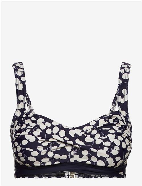 Abecita | English Garden Twisted Bikini Bra Navy/White | B/C x 100