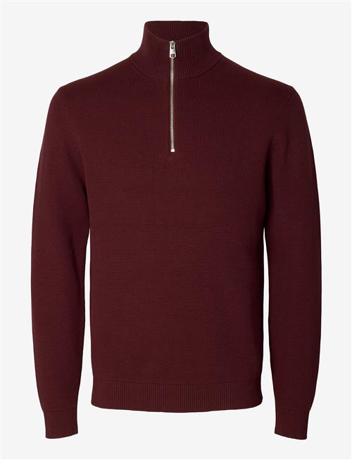 Selected | Slmdane Ls Knit Reg Struc Half Zip Noos | XXL