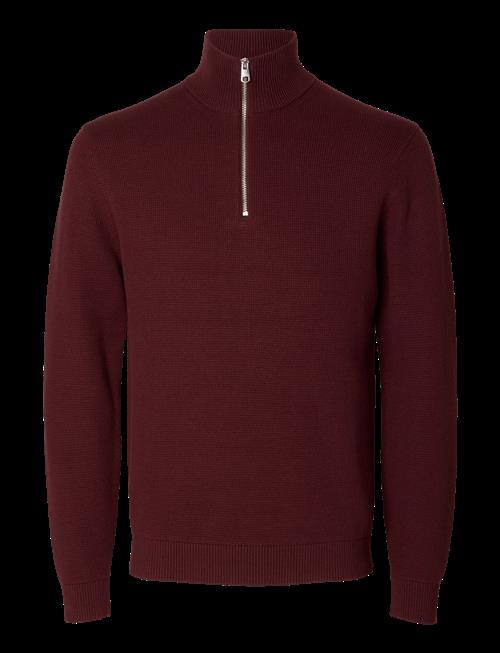 Selected | Slmdane Ls Knit Structure Half Zip Noos | XXL