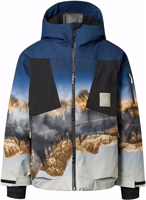 Molo Alpine Jacket Mirror Mountains Mirror Mountains 134 cm  Blå  134 cm  Drenge