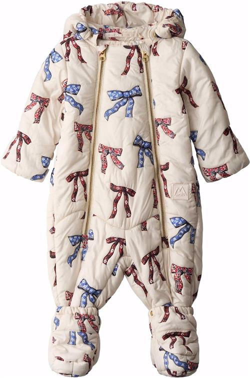 Molo Holly Baby Snowsuit Qulted Bows Qulted Bows 74 cm  Creme  74 cm  Piger