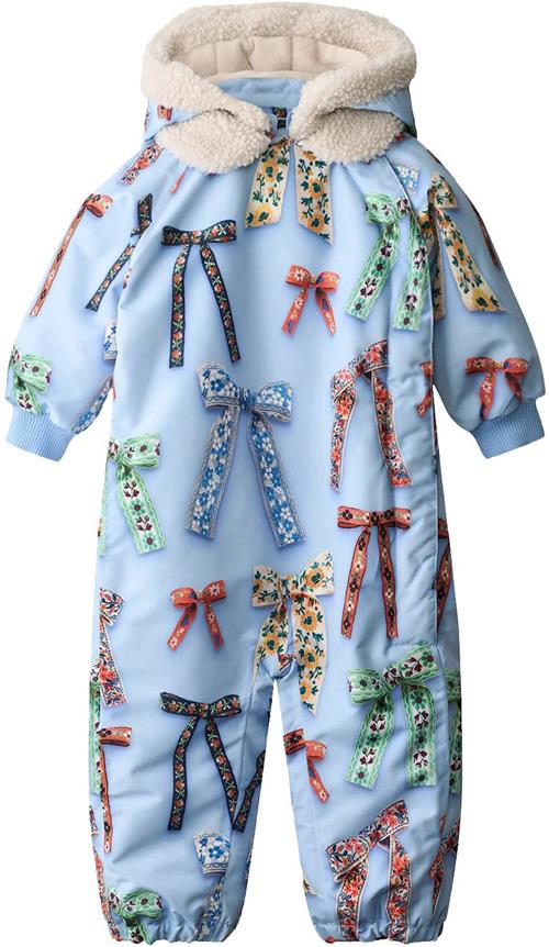 Molo Hyde Baby Snowsuit Deco Bows Deco Bows 86 cm  Blå  86 cm  Piger