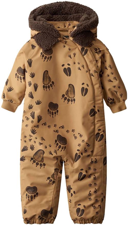 Molo Hyde Baby Snowsuit Animal Trails Animal Trails 86 cm  Brun  86 cm  Drenge