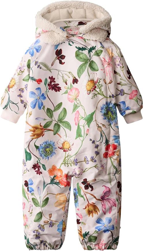 Molo Hyde Baby Snowsuit Antique Flowers Antique Flowers 98 cm  Lyserød  98 cm  Piger