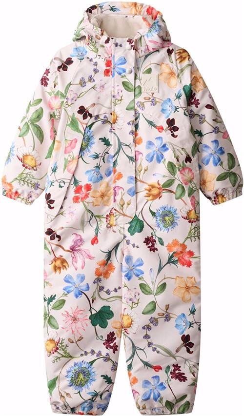 Molo Pingo Junior Snowsuit Antique Flowers Antique Flowers 98 cm  Lyserød  98 cm  Piger