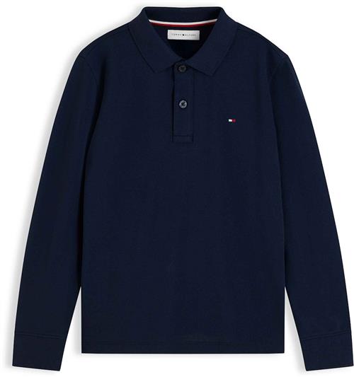 Tommy Hilfiger Reg Langærmet Polo Dark Night Navy  Dark Night Navy 3 Y  Blå  3 år  Drenge, Piger