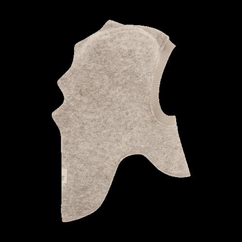 Huttelihut Balaclava Af Uld Camel Melange  Camel Melange-53 cm  Brun  53 cm