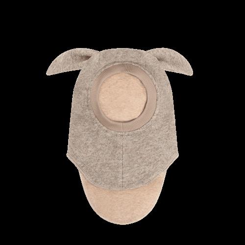 Huttelihut Balaclava Af Uld Camel Melange  Camel Melange-52 cm  Brun  52 cm