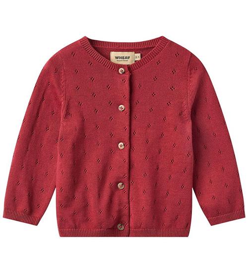 Wheat Cardigan - Strik - Maia - Red Cherry