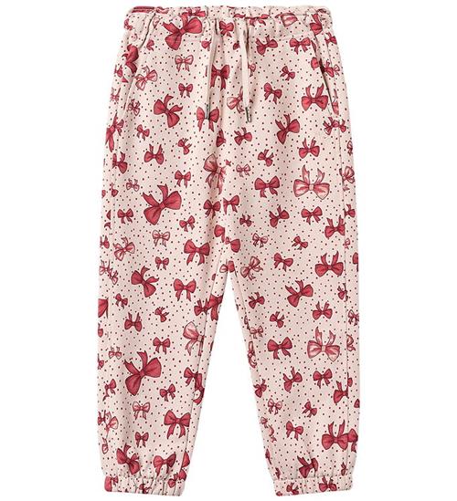 Wheat Sweatpants - Cosmo - Almond Peach Bows