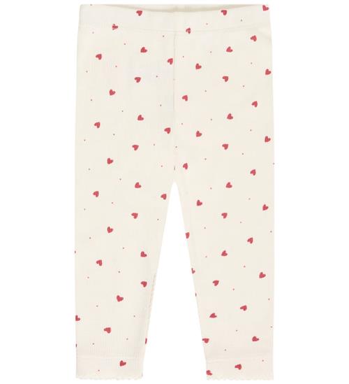 Minymo Leggings - Rib - Eggnog