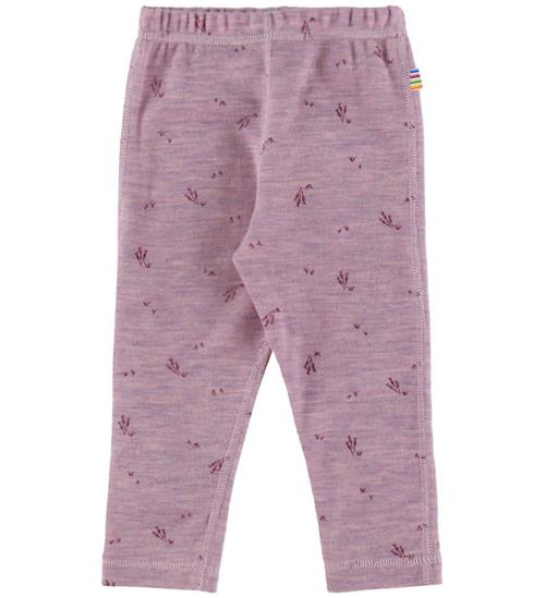 Joha Leggings - Uld - Lilla Melange