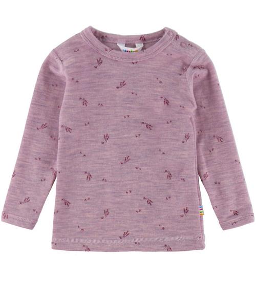 Joha Bluse - Uld - Lilla Melange