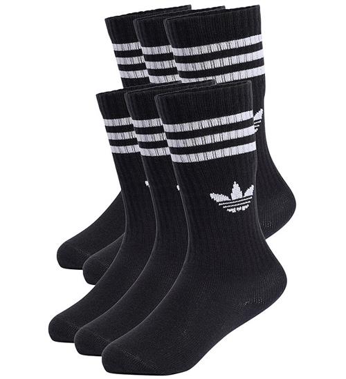 adidas Originals Strømper - 6-pak - 3S Crew - Sort/Hvid