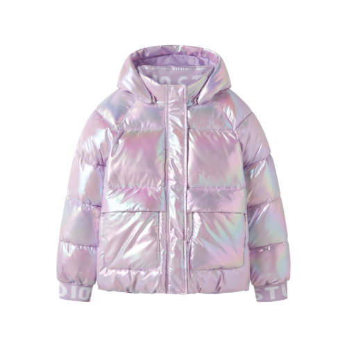 NAME IT Puffer Jakke Malan Foil Phalaenopsis