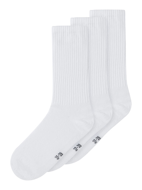 NAME IT 3-Pak Strømper Frankie Bright White