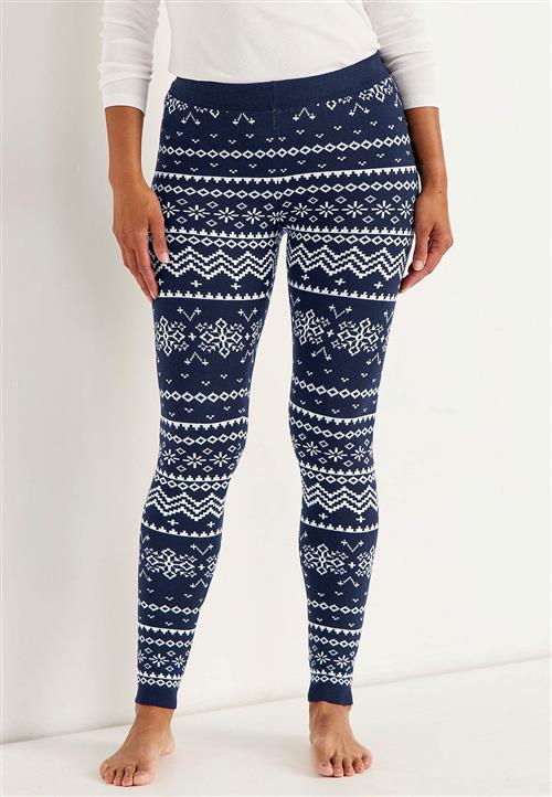 Cellbes of Sweden Jacquard-strikkede, mønstrede leggings