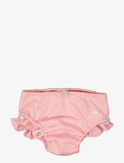 Geggamoja | Uv Baby Swim Pant Frill Pink 16 74/80 | 50-56