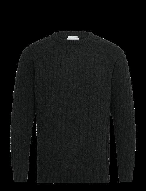 Lindbergh | Lambswool Raglan Cable O-Neck Knit | S
