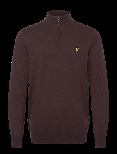Lyle & Scott | Cotton Merino Quarter Zip Jumper | L