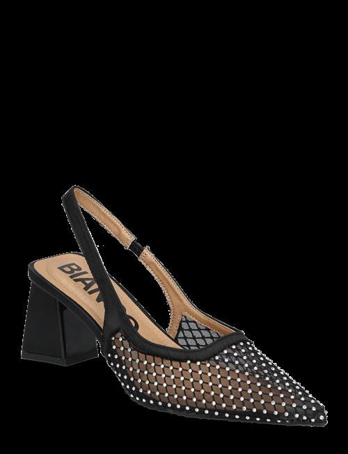 Bianco | Biamaralyn Slingback Rhinestone Mesh | 38