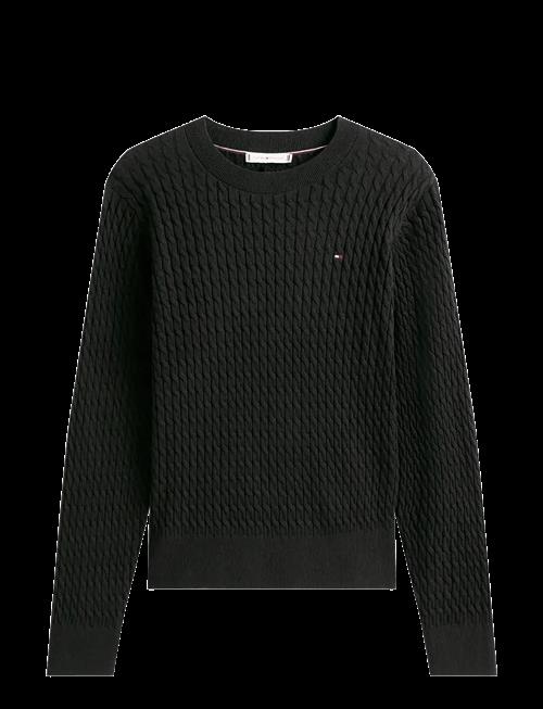 Se Tommy Hilfiger | Cotton Cable Fine Gg C-Nk Ls Swt | M hos Booztlet