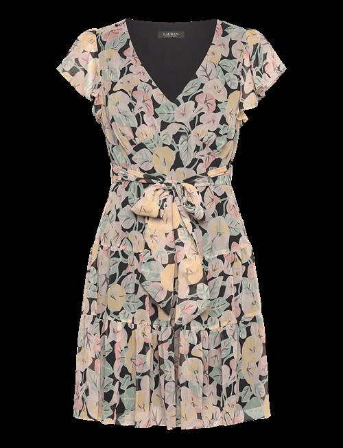 Lauren Ralph Lauren | Floral Belted Georgette Tiered Dress | 44