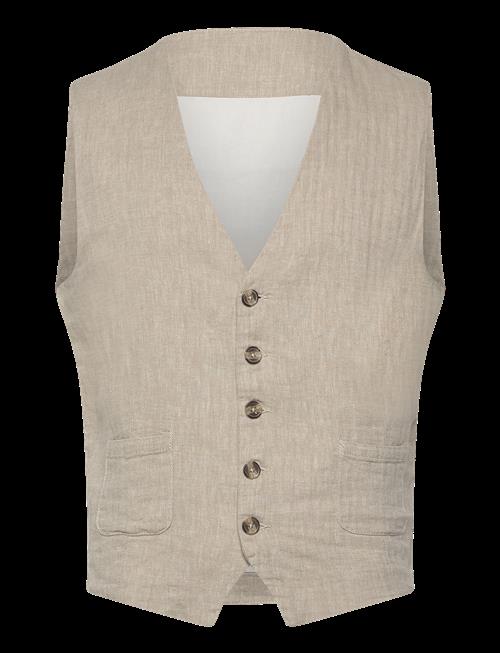 Lindbergh | Cotton Linen Waistcoat | M