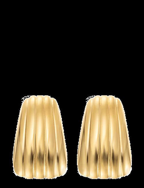 By Jolima | Rimini Earring Large Gold | ONE SIZE
