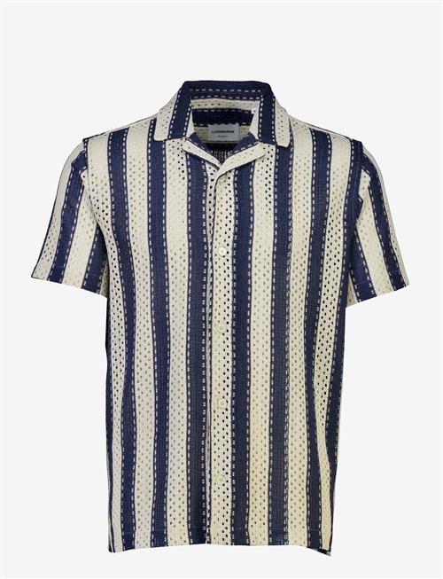 Lindbergh | Bold Striped Resort Shirt S/S | S