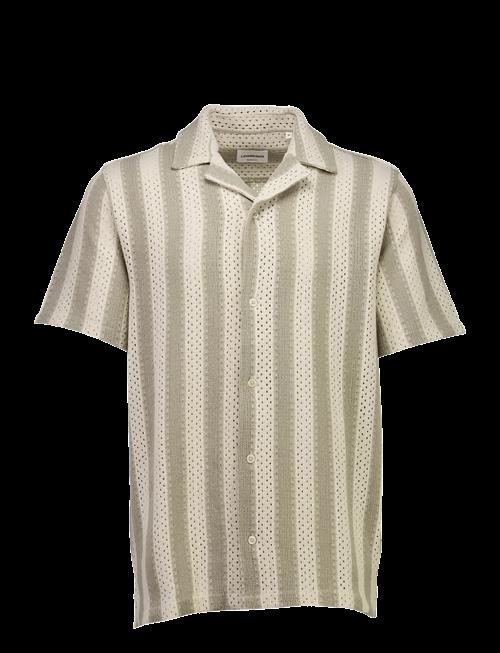 Lindbergh | Bold Striped Resort Shirt S/S | M
