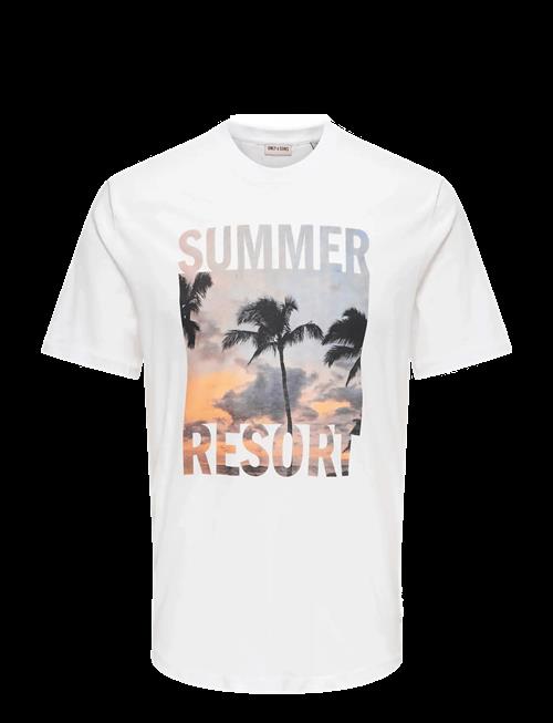 ONLY & SONS | Onsmagdy Life Reg Photoprint Ss Tee | S