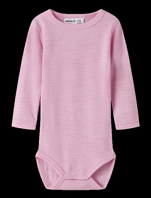 name it | Nbnwax Wool Rib Ls Body Noos | 62