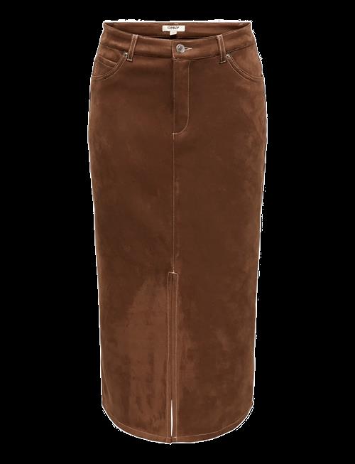 ONLY | Onlstina Mw Faux Suede Skirt Cc Pnt | XL