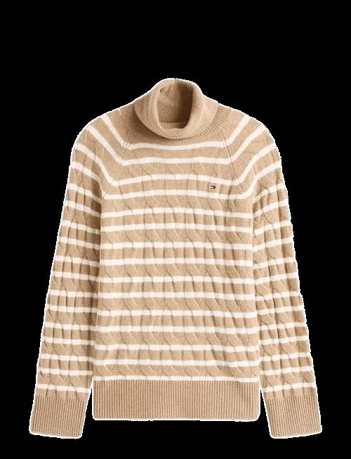 Tommy Hilfiger | Soft Wool Cable Roll-Nk Ls Swt | S