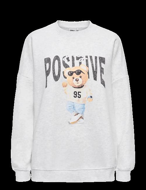 ONLY | Onlbila L/S Bear O-Neck Swt | M