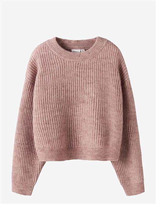 name it | Nkfholly Ls Boxy Short Knit Noos | 122-128