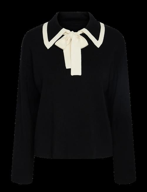 YAS | Yasjosie Ls Bow Knit Top | XS